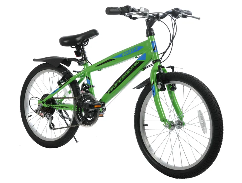 Professional Shift 20 inch Wheel Mountain Bike Green-1